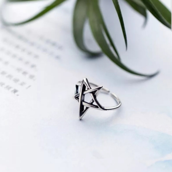 New five pointed star 925 sterling silver … - Picture 3 of 4